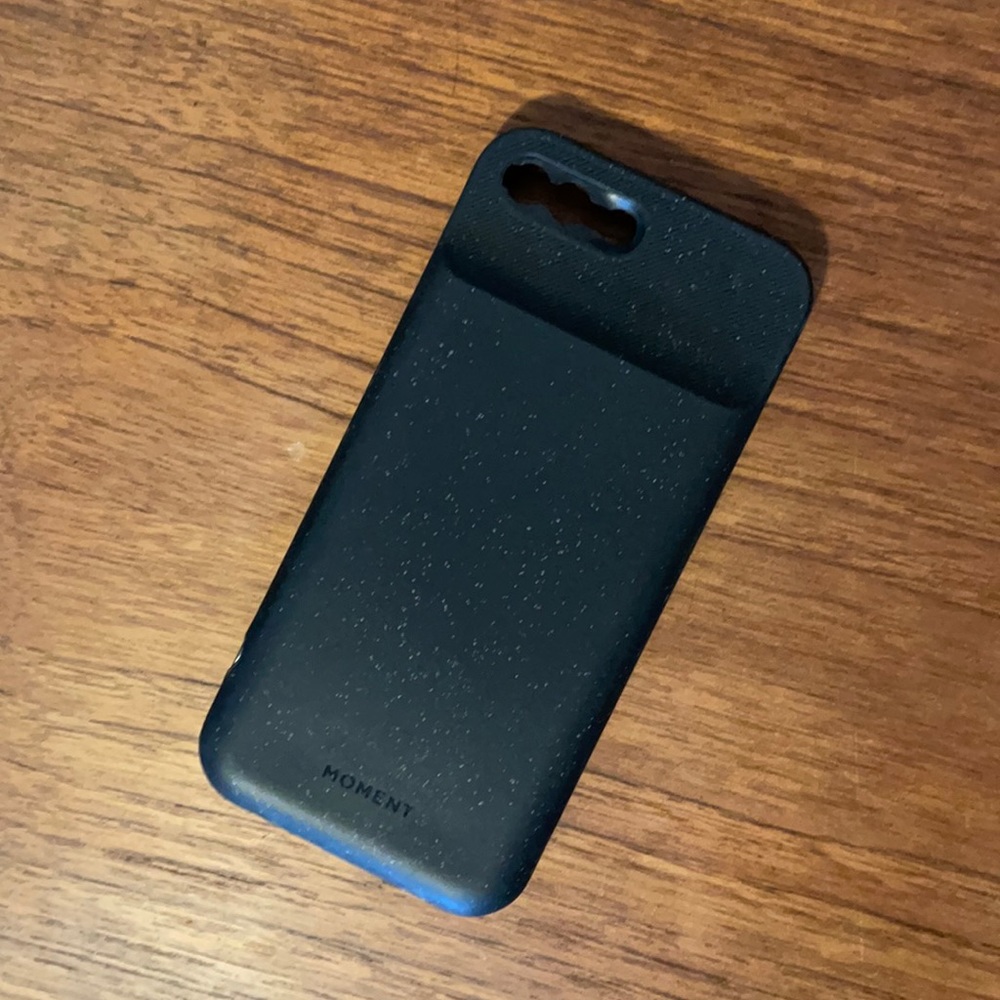 Moment battery case with physical camera shutter button